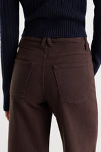 Good Waist Espresso Palazzo Ankle Jean