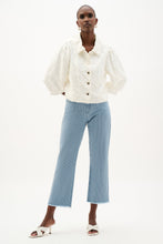 Cotton Twill Balloon Sleeve Jacket