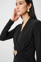 Silky Knit Twist Wrap Top