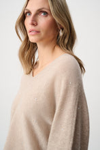 Cashmere Rhinestone Boxy Sweater