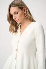 Fit and Flare Peplum Cardigan