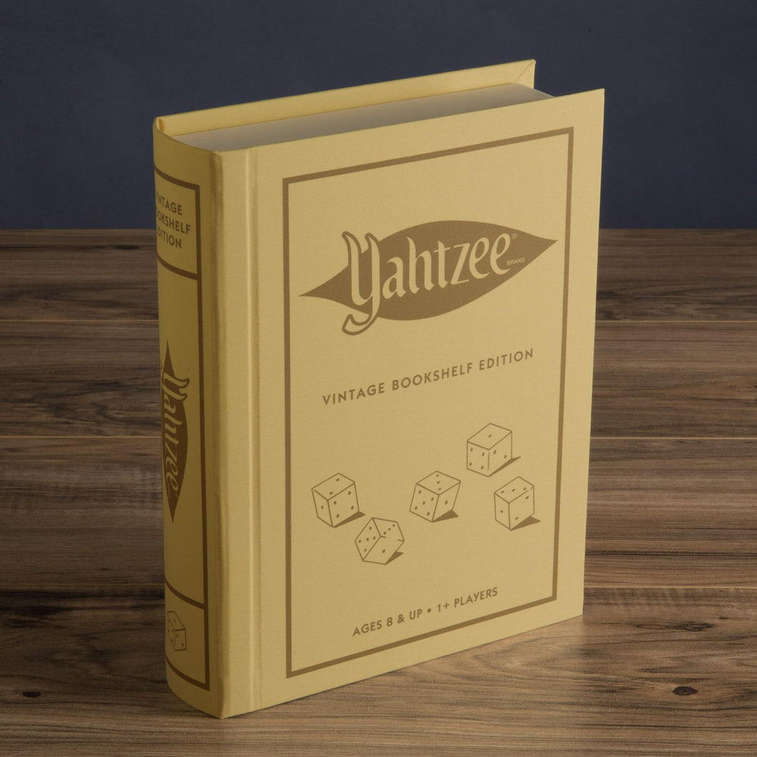 YAHTZEE VINTAGE BOOKSHELF EDITION