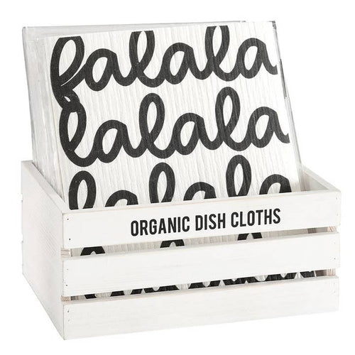 Holiday Organic Dish Cloth