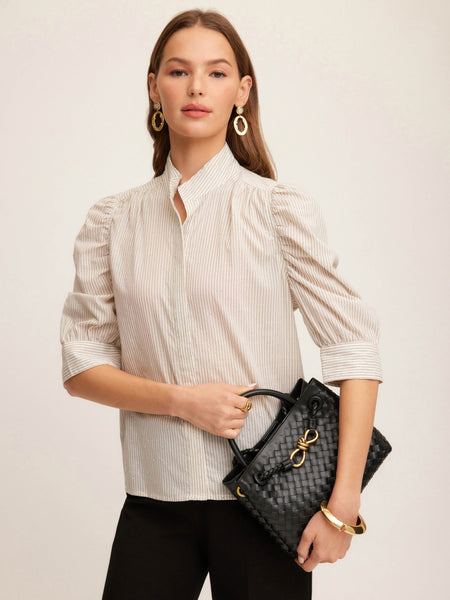 Margot Embellished Stripe Shirt