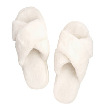 Ivory Plush Slipper
