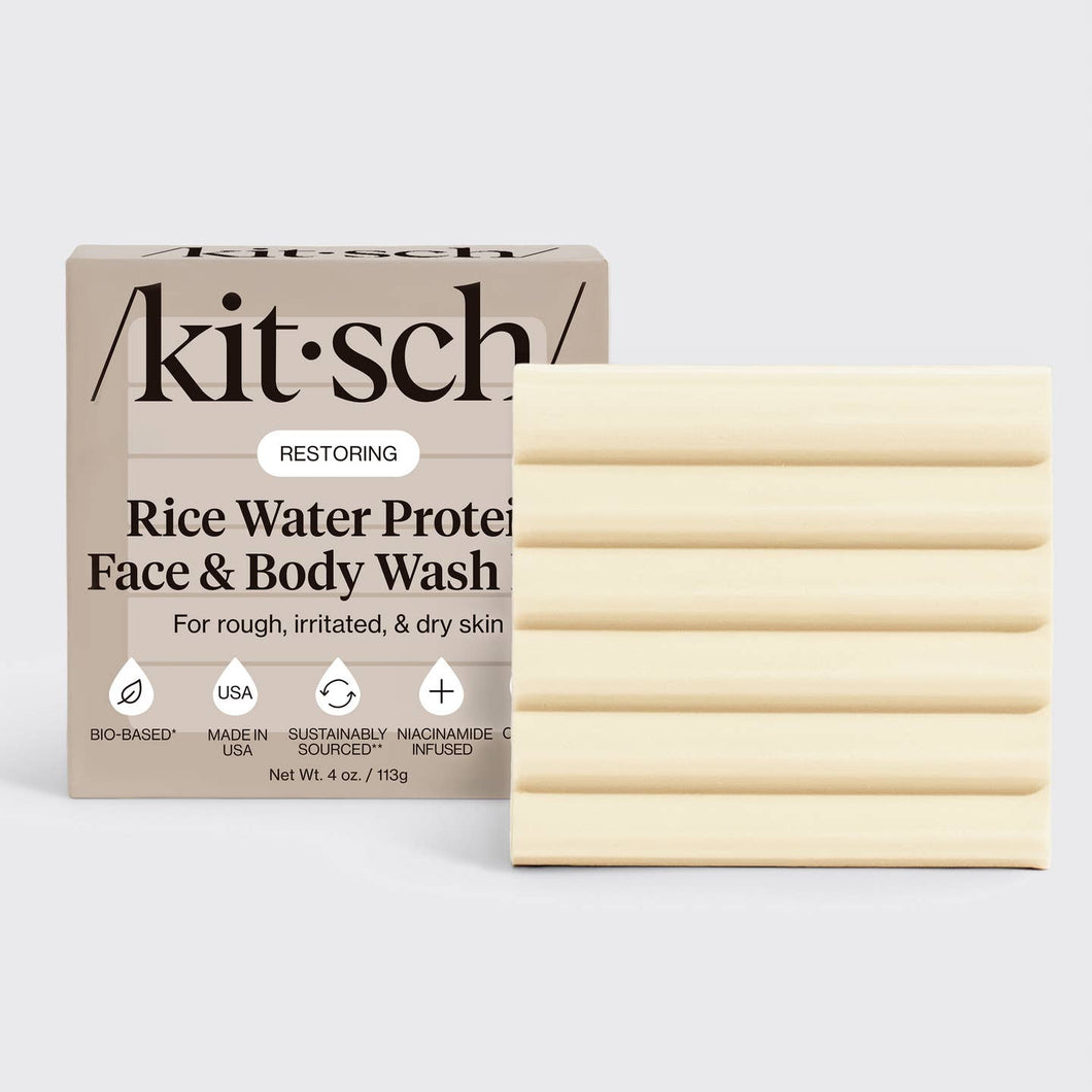 Rice Water Protein Face and Body Wash Bar