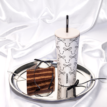 Cold Cup-24oz-Black Bows