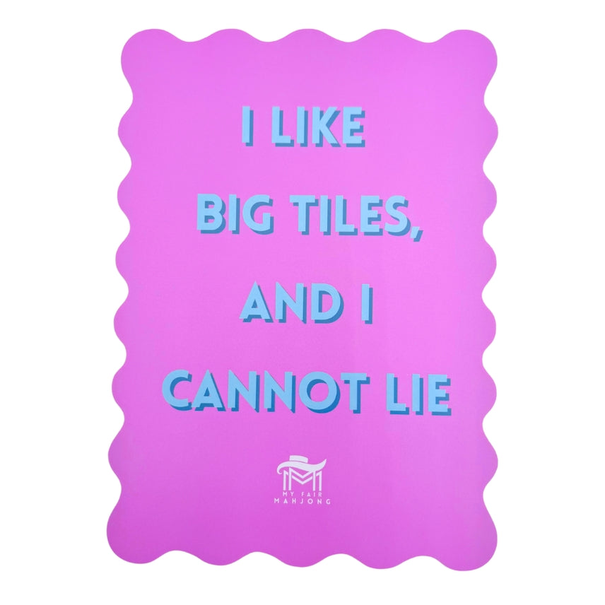 Mahjong Shuffle Card-I Like Big Tiles