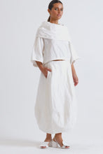 Crushed Nylon Puff Skirt