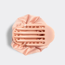 Terracotta Satin Rosette Medium Cloud Clip