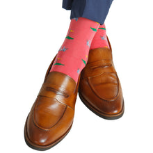 Coral Ash Green Golf Cart Mid Calf Sock