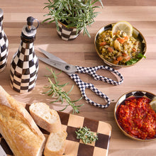 Black and White Check Kitchen Shears