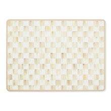 Mocha Check Cork Back Placemats, Set of 4