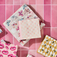 Rosy Check Cocktail Napkins