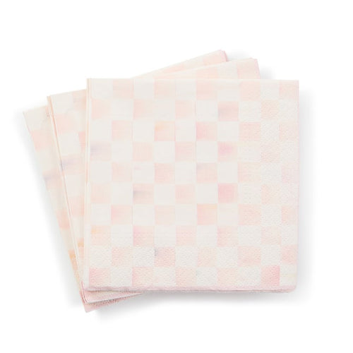 Rosy Check Cocktail Napkins