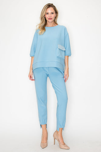 Katie Knit Crepe Pant