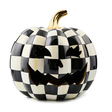 Courtly Check Illuminated Jack O' Lantern