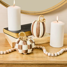 Chocolate Stripe Petite Pumpkin