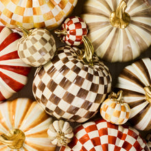 Chocolate Check Medium Pumpkin