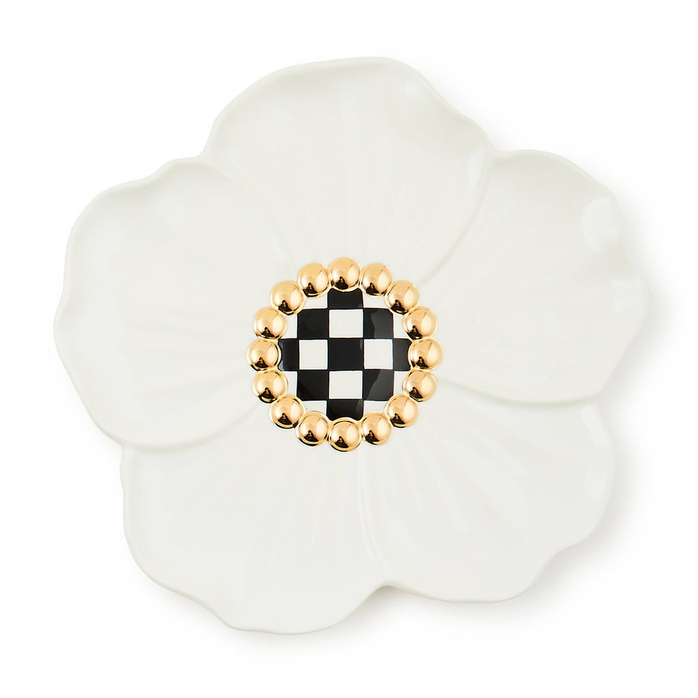 White Rabbit Ceramic Dessert Plate