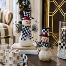 Farmhouse Birch Snowman, Small