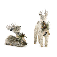 Courtly Noel Metallic Laying Deer