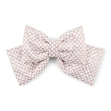 Mocha Check Small Bow