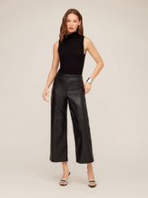 Faux Leather Cropped Pant
