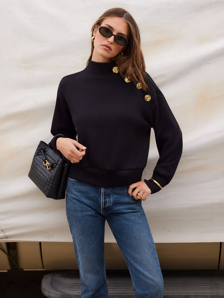 Tessa Mock Neck Top