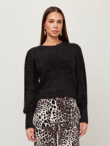 Lia Shirred Sleeve Sweater