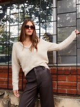 Ash Embellished V Neck Sweater