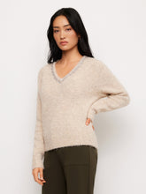 Ash Embellished V Neck Sweater