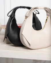Sarah Black Half Moon Mini Bag