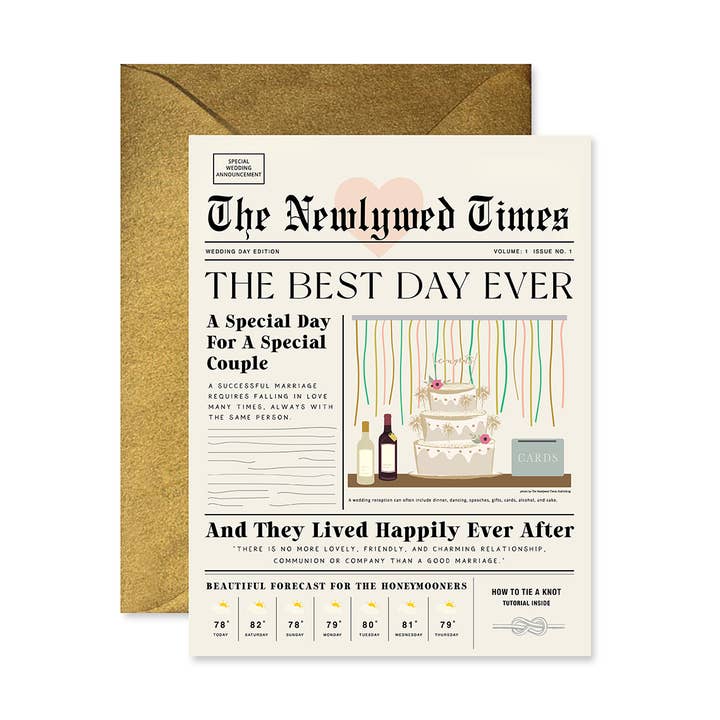 Newlywed Times Card
