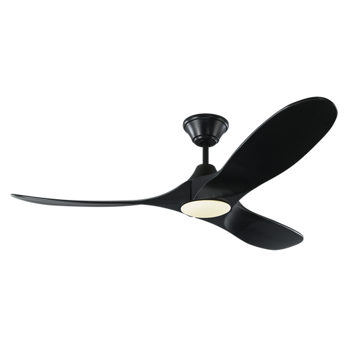 MAVERICK LED CEILING FAN, BLACK, 52