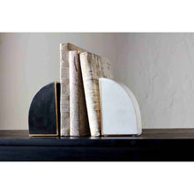 BLACK MARBLE BOOKEND