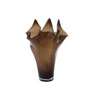Peaked Glass Vase 12.5"