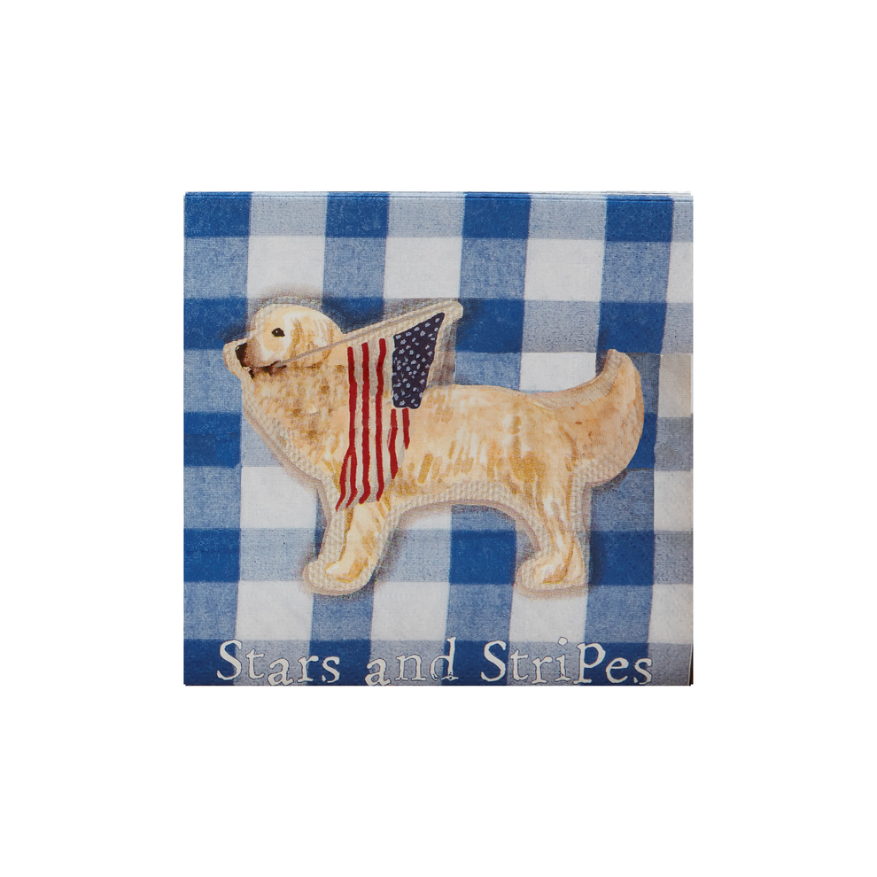 Stars and Stripes Cocktail Napkins