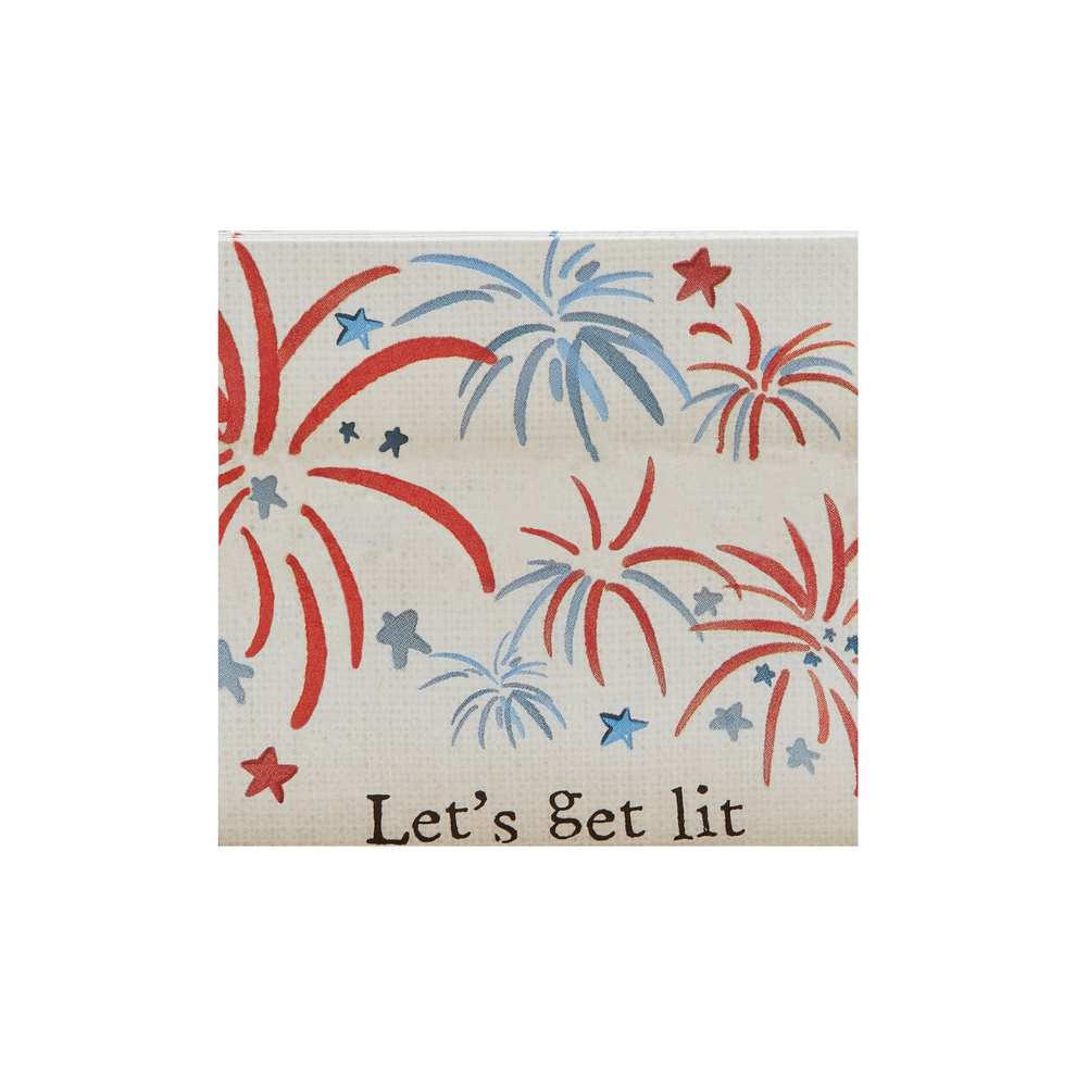 Let's Get Lit Cocktail Napkins
