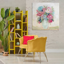 Drooping Pink Roses 36x36