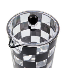 Black Check Acrylic Pitcher