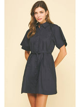 Button Down Mini Dress