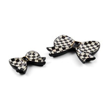 Courtly Check Bow Trinket Dish-Set of 2