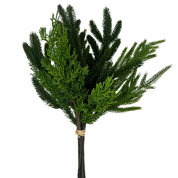 Real Touch Spruce Norfolk Cedar Bundle
