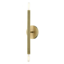 Monaco Double Light Sconce, Antique Brass