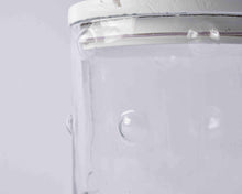 HOBNAIL GLASS CANISTER MED