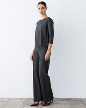 Ponte Knit 3/4 Sleeve Extended Top