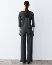 Ponte Knit 3/4 Sleeve Extended Top