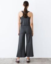Ponte Knit Cropped Wide Leg Pant