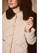 Quilted Jacket with Detachable Fur